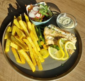 kabeljauw filet met citroen botersaus